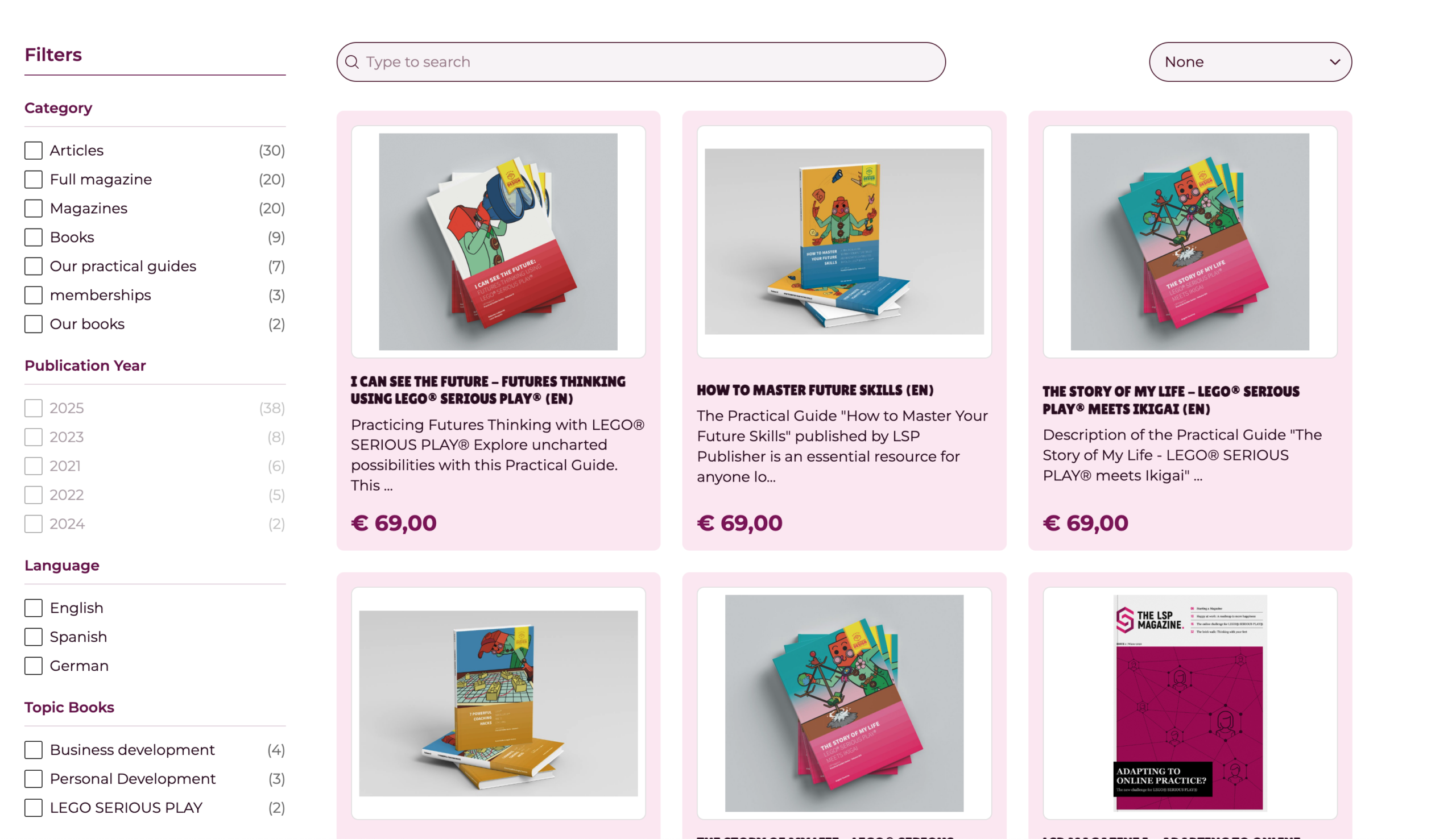 product grid lsp magazine